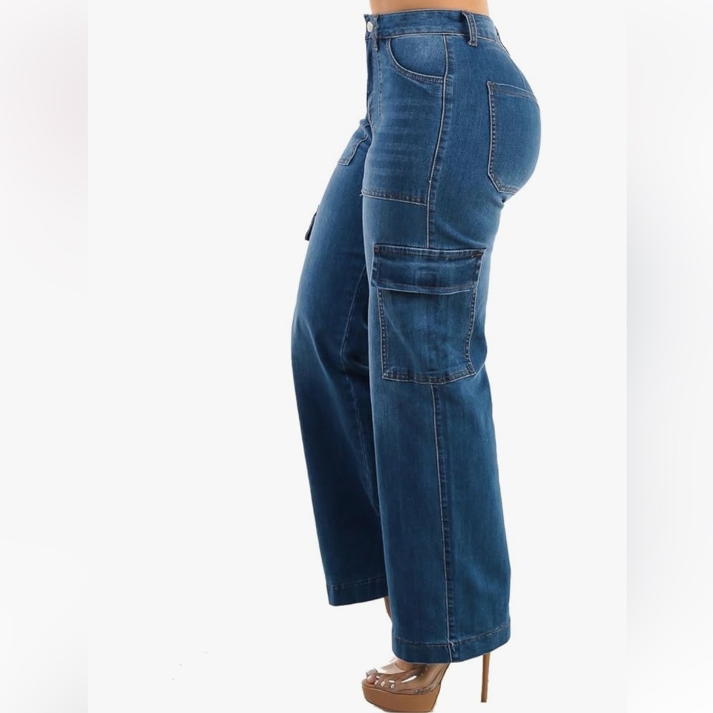 New vintage America weekend La Laguna Jenna cargo boot jeans woman’s size 4/27